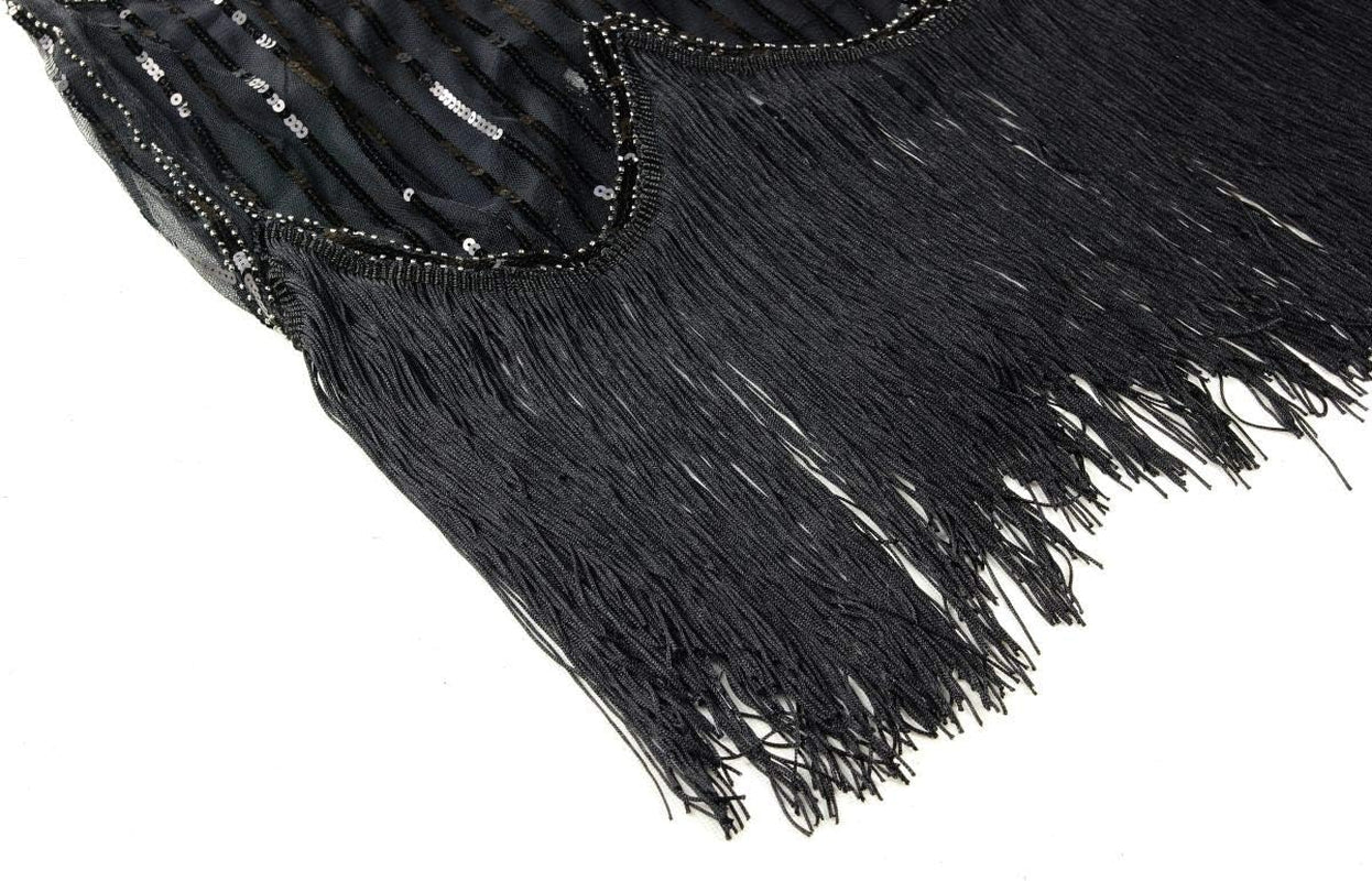 Stunning 20S Flapper Gatsby Sequin Beaded Evening Cocktail Dress with Accessory Set - Perfect for Any Occasion!