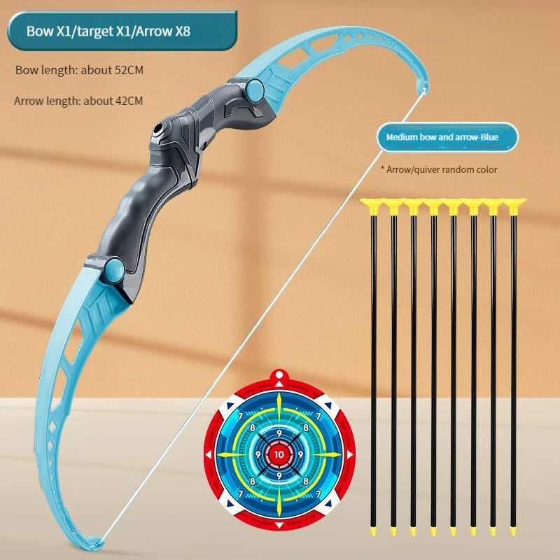 52cm Children's Archery Set - Recurve Bow and Arrow with Target for Outdoor Practice, Ideal Gift for Boys and Kids