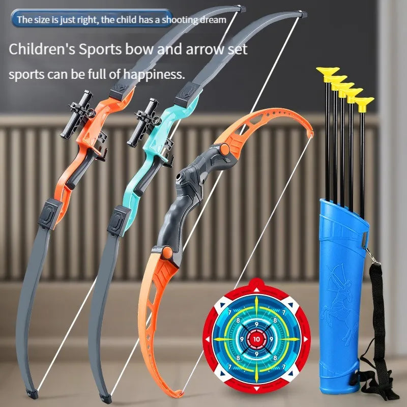 52cm Children's Archery Set - Recurve Bow and Arrow with Target for Outdoor Practice, Ideal Gift for Boys and Kids
