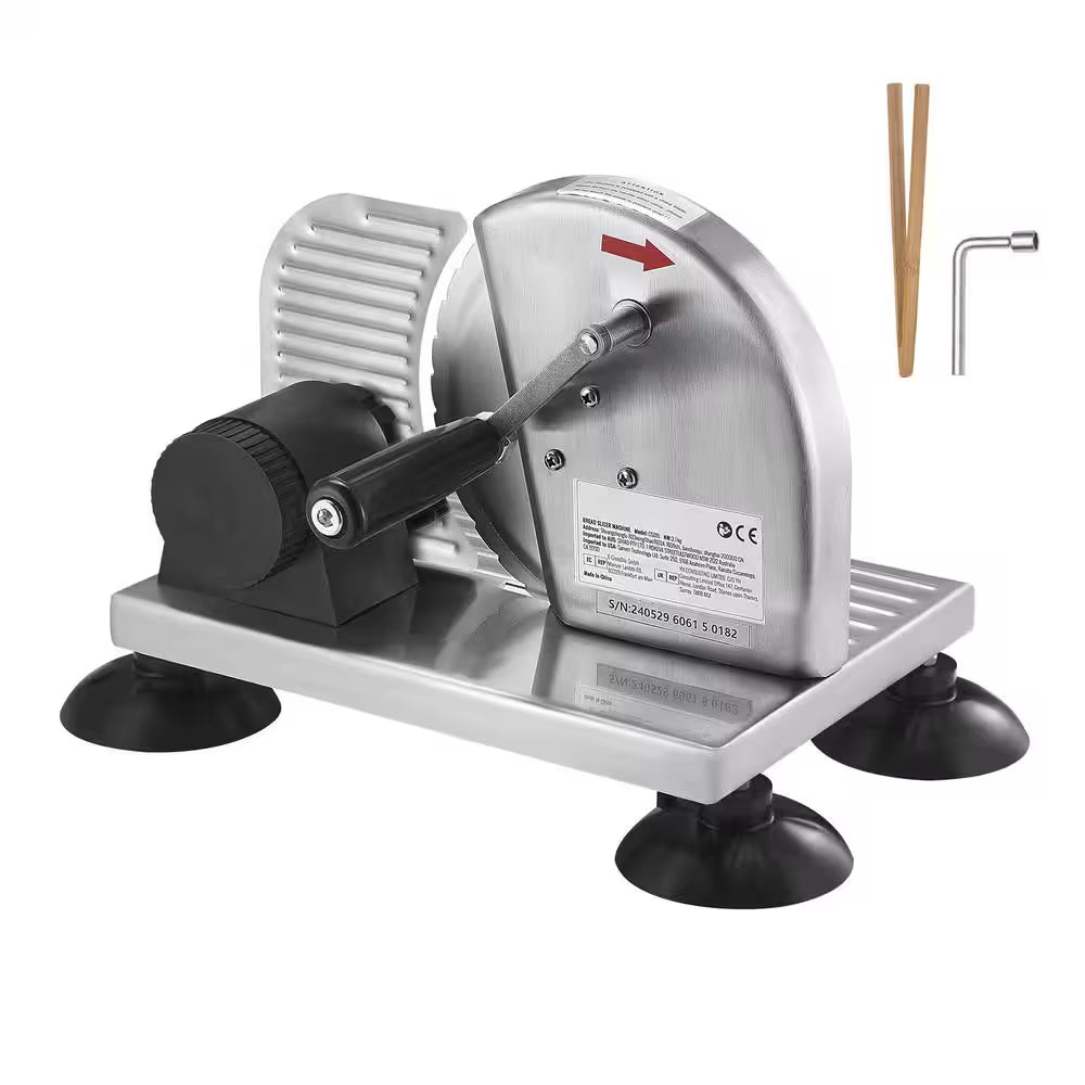Precision Manual Bread & Cheese Slicer with durable aluminum alloy for perfect, uniform slices.