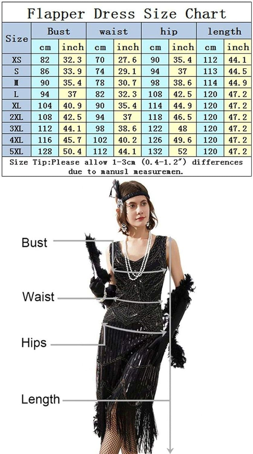 Stunning 20S Flapper Gatsby Sequin Beaded Evening Cocktail Dress with Accessory Set - Perfect for Any Occasion!