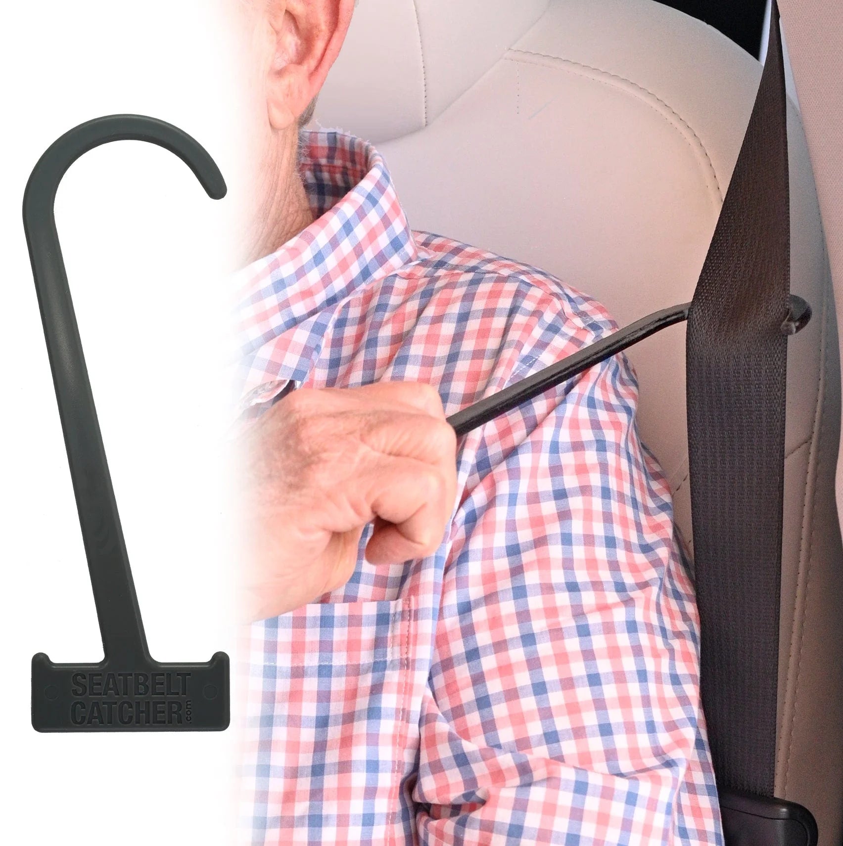 Ultimate Seatbelt Catcher: Say Goodbye to Discomfort and Distraction!