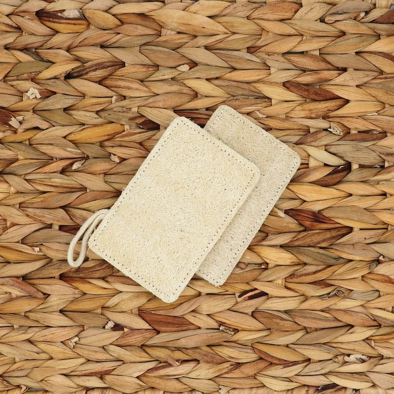 Revitalize Your Skin with Our Eco-Friendly Natural Loofah Pad 2-Pack!