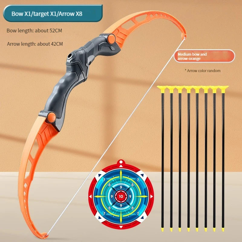 52cm Children's Archery Set - Recurve Bow and Arrow with Target for Outdoor Practice, Ideal Gift for Boys and Kids