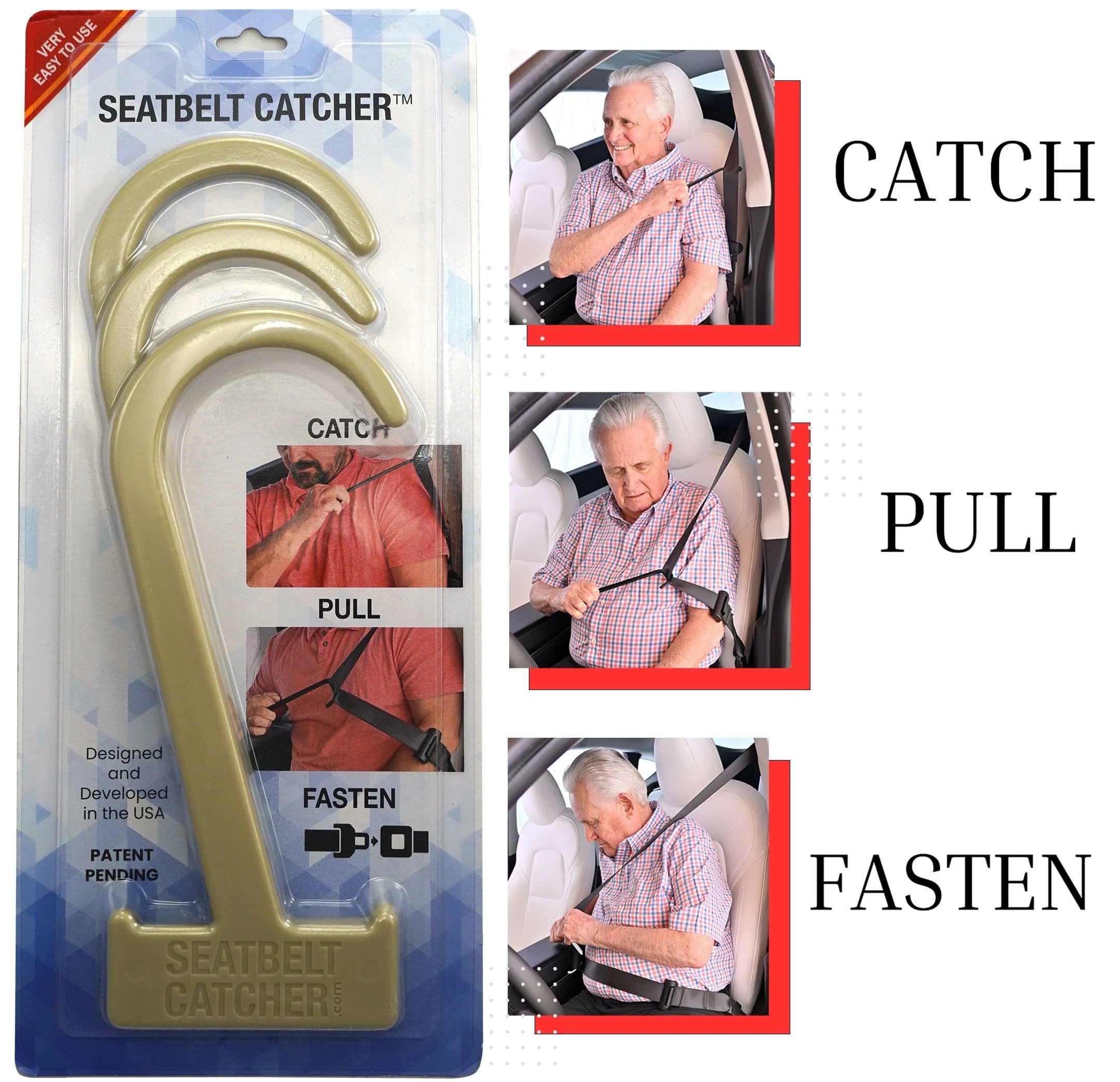 Ultimate Seatbelt Catcher: Say Goodbye to Discomfort and Distraction!