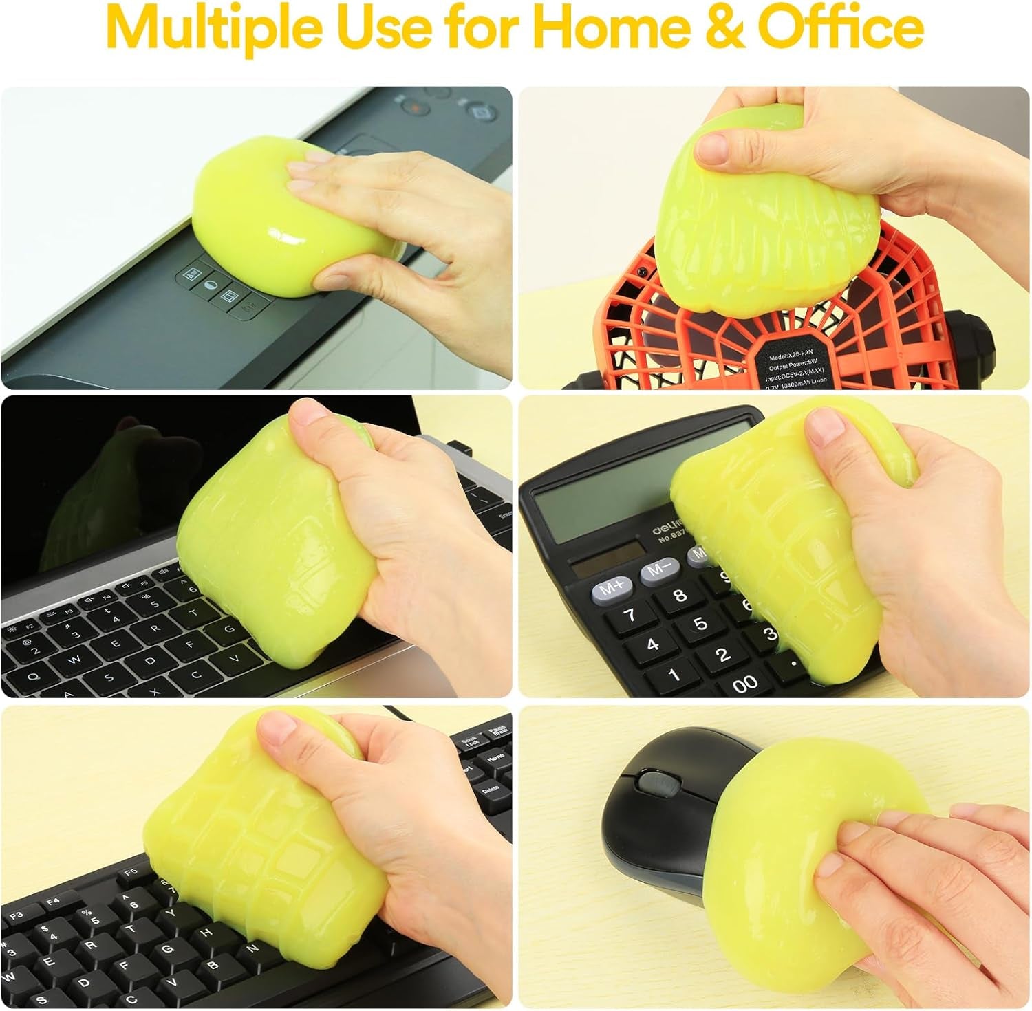 Ultimate Car Cleaning Gel Kit - Perfect Interior Cleaner Putty & Slime - Ideal Stocking Stuffer for Men, Women, and Teens - Great White Elephant Gift for Christmas!