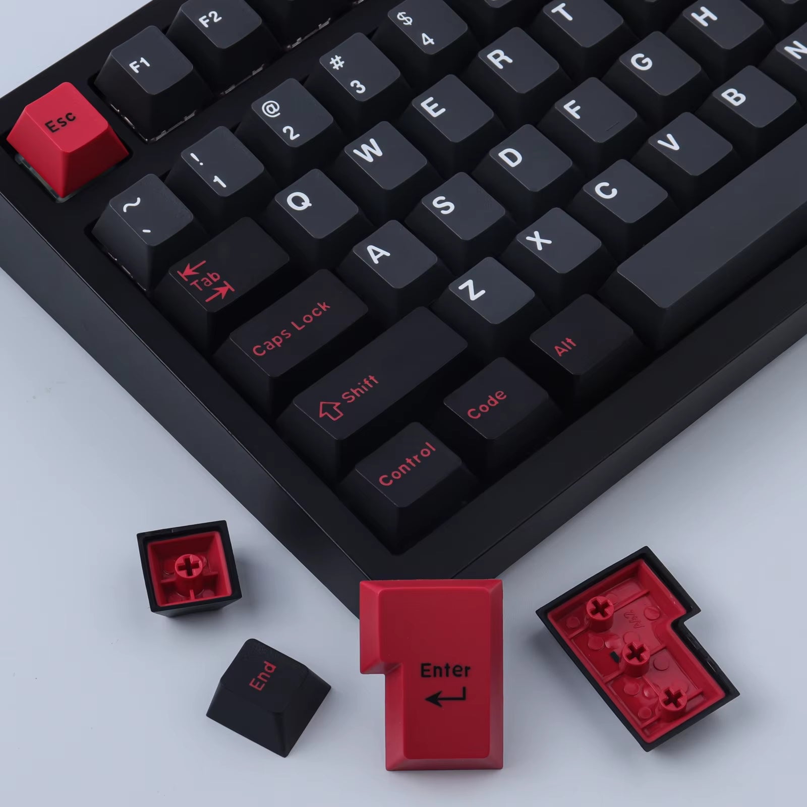 GMK Evil Dolch Keycap Set - 163 Key ABS Double Shot Cherry Profile for Cherry/Gateron MX Switch Mechanical Keyboards
