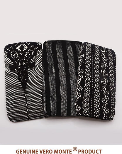 Stylish Black Fishnet Tights for Women - Trendy Patterned Pantyhose