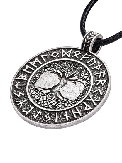 Viking Celtic Wiccan Tree of Life Pendant Necklace, Tree of Life Jewelry Gifts for Men and Women