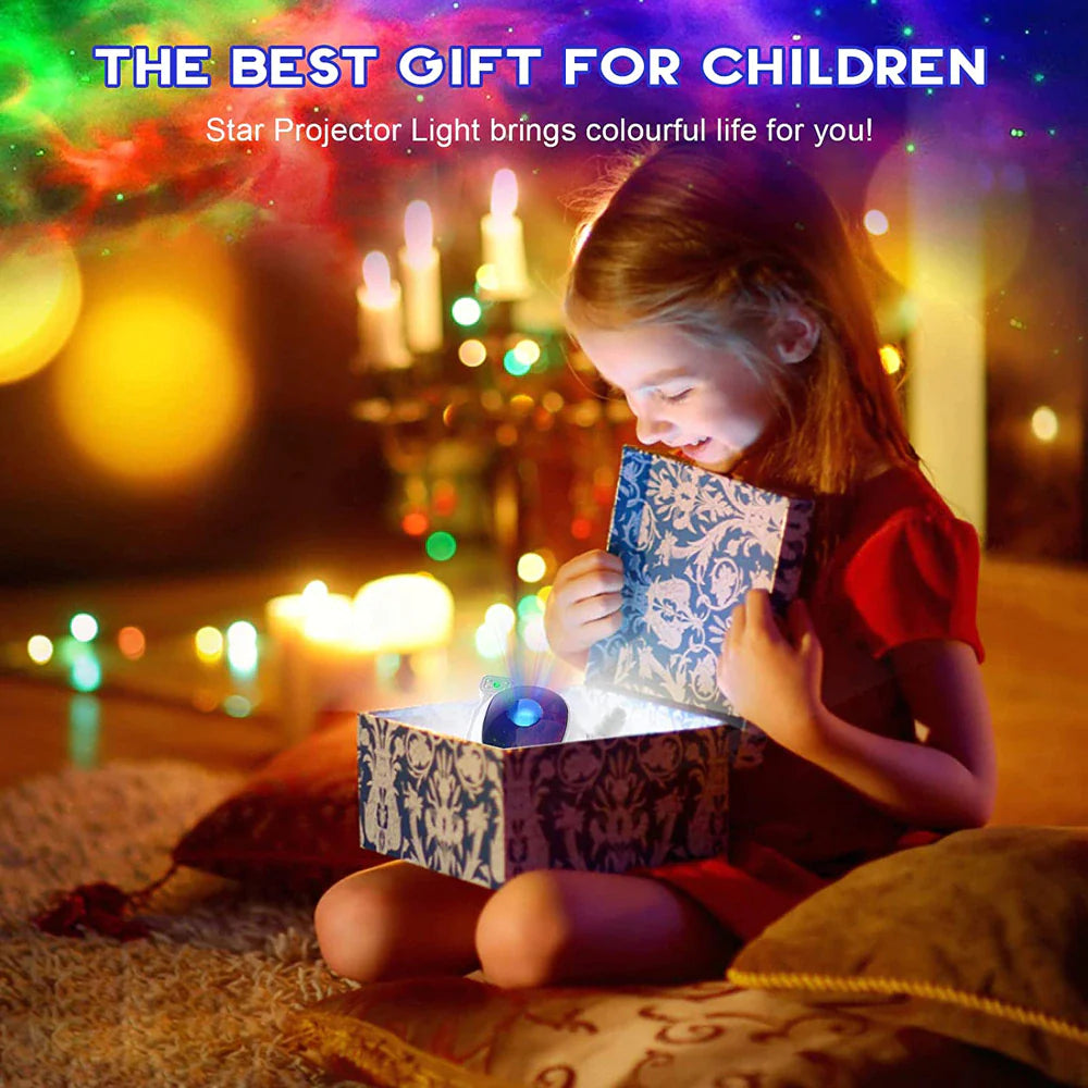 Astronaut Galaxy Projector: LED Starry Night Light and Ocean Wave Lamp with Remote Control