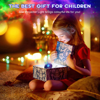 Astronaut Galaxy Projector: LED Starry Night Light and Ocean Wave Lamp with Remote Control