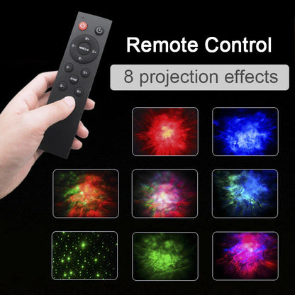 Astronaut Galaxy Projector: LED Starry Night Light and Ocean Wave Lamp with Remote Control