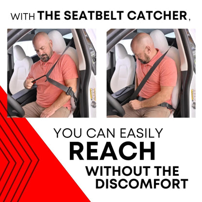 Ultimate Seatbelt Catcher: Say Goodbye to Discomfort and Distraction!