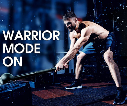 VIKING WARRIOR Steel Mace Bell for Strength Training, Support Full Body, Muscles, Shoulder, Grips & Forearms Workouts, Stretching 5, 10, 15, 20, 25, 30 LB for Woman & Man