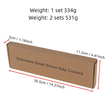 Stainless Steel Telescopic Stove Gap Covers