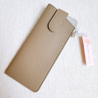 Chic Button-Up Glass Case Bag Charm