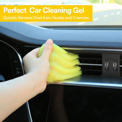 Ultimate Car Cleaning Gel Kit - Perfect Interior Cleaner Putty & Slime - Ideal Stocking Stuffer for Men, Women, and Teens - Great White Elephant Gift for Christmas!