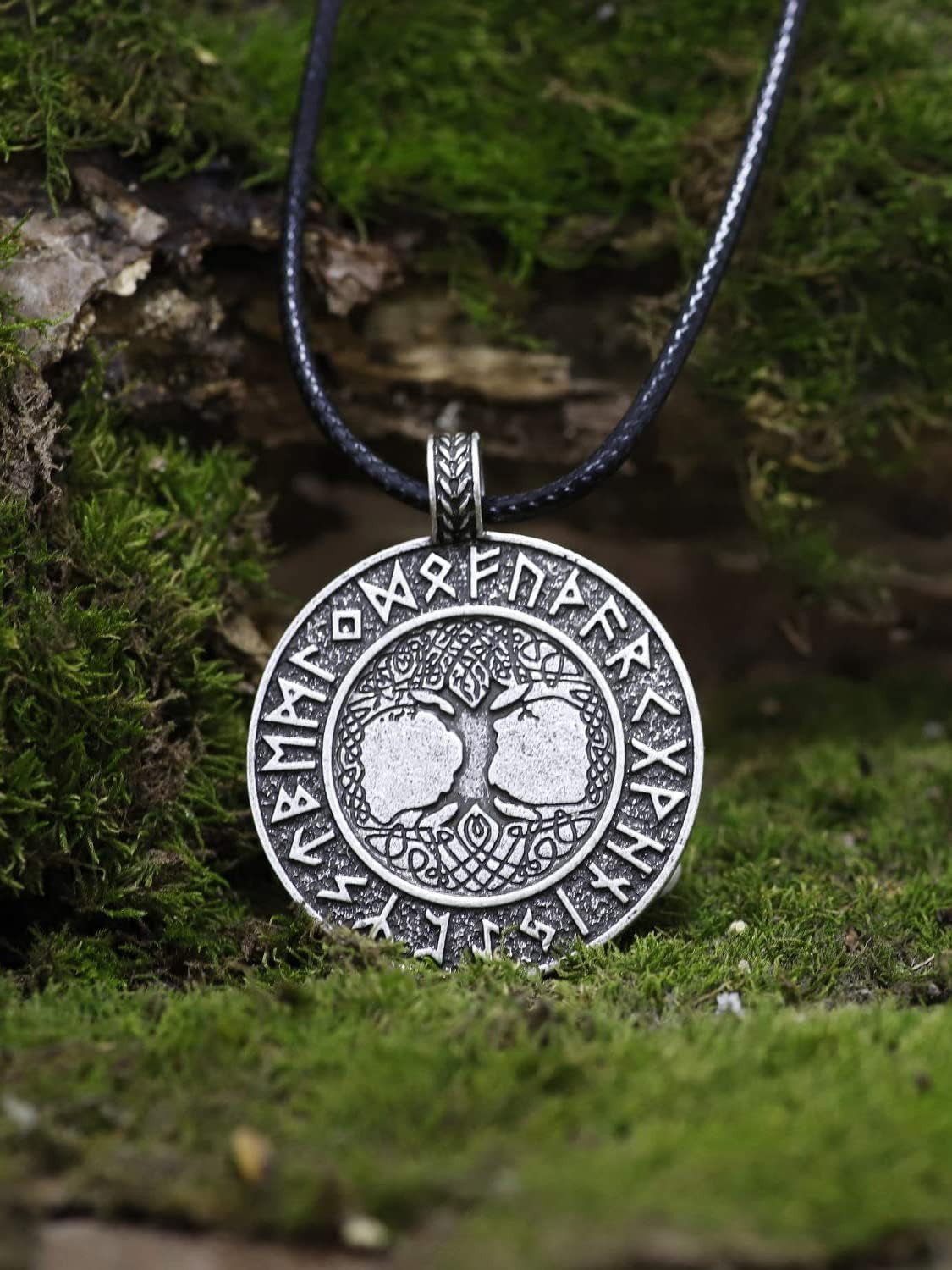 Viking Celtic Wiccan Tree of Life Pendant Necklace, Tree of Life Jewelry Gifts for Men and Women