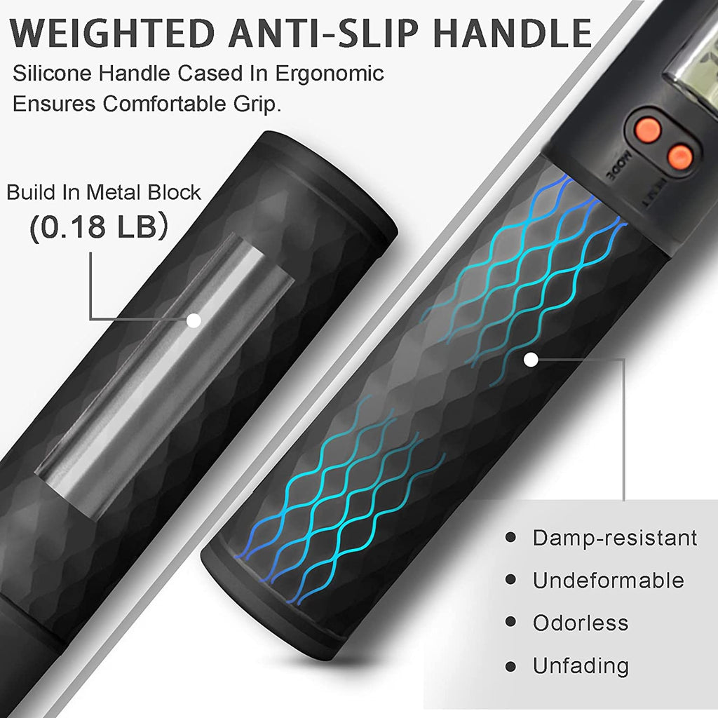 Weighted Jump Rope with Counter - 3 Jump Ropes for Working Out, Heavy Jumping Rope & Light Skipping Rope & Cordless Jump Ropes