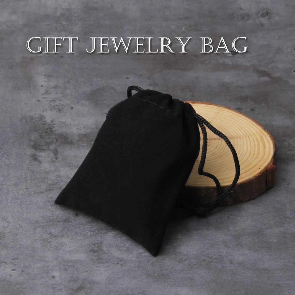 Stainless Steel Norse Raven Bracelet for Men with Viking Wooden Gift Box