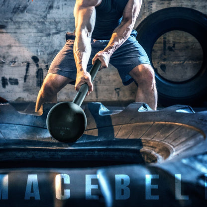 VIKING WARRIOR Steel Mace Bell for Strength Training, Support Full Body, Muscles, Shoulder, Grips & Forearms Workouts, Stretching 5, 10, 15, 20, 25, 30 LB for Woman & Man