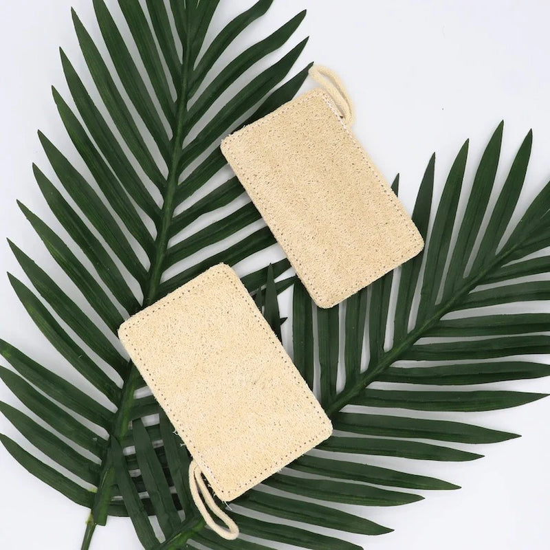 Revitalize Your Skin with Our Eco-Friendly Natural Loofah Pad 2-Pack!