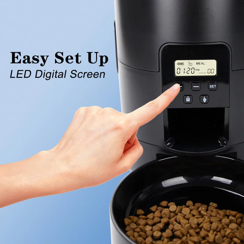 HEYBO 2L Automatic Dry Cat Food Dispenser