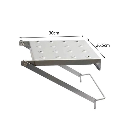 Durable Wide-Step Ladder Work Platform