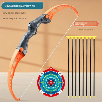 52cm Children's Archery Set - Recurve Bow and Arrow with Target for Outdoor Practice, Ideal Gift for Boys and Kids