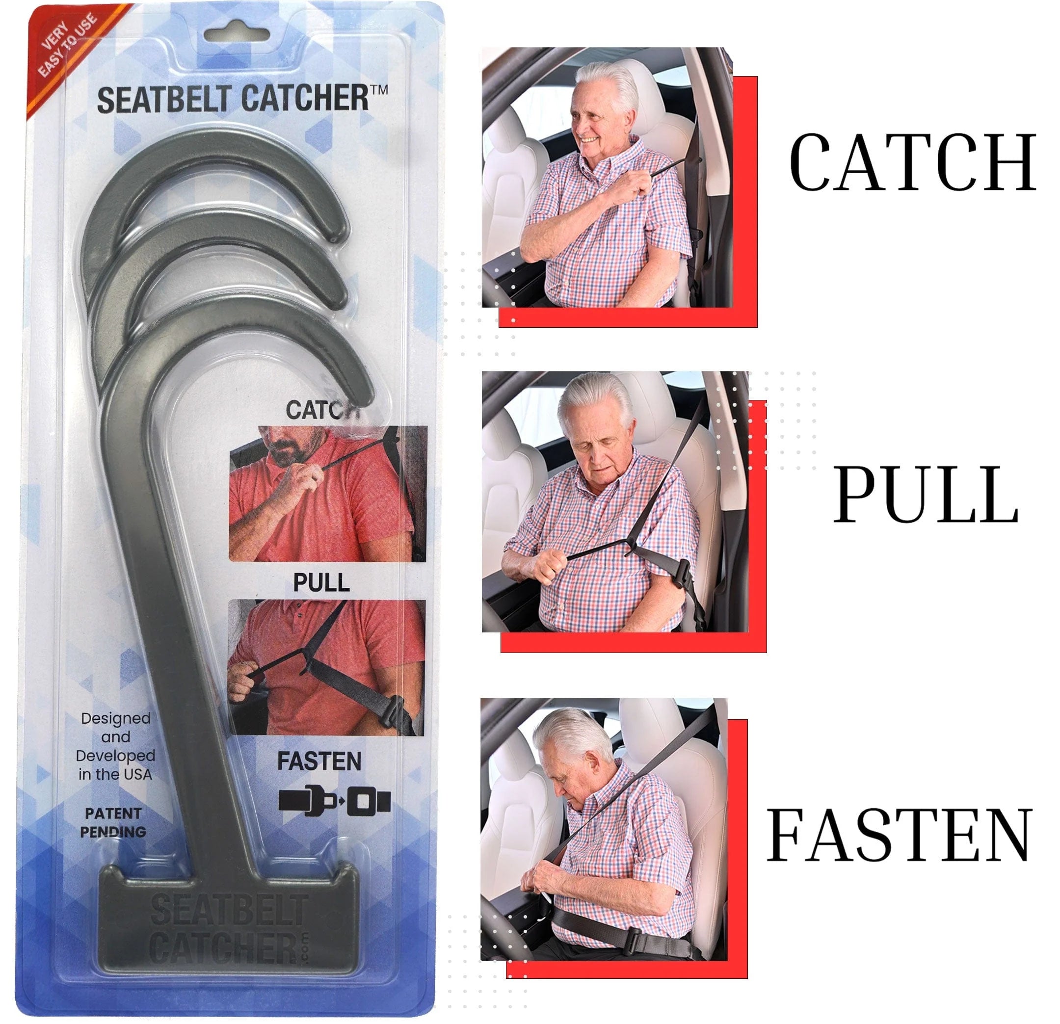 Ultimate Seatbelt Catcher: Say Goodbye to Discomfort and Distraction!