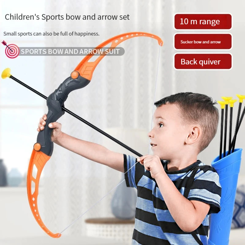 52cm Children's Archery Set - Recurve Bow and Arrow with Target for Outdoor Practice, Ideal Gift for Boys and Kids